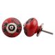 Red Scorpion Painted Knob